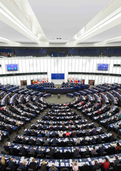 European Parliament Strasbourg Hemicycle