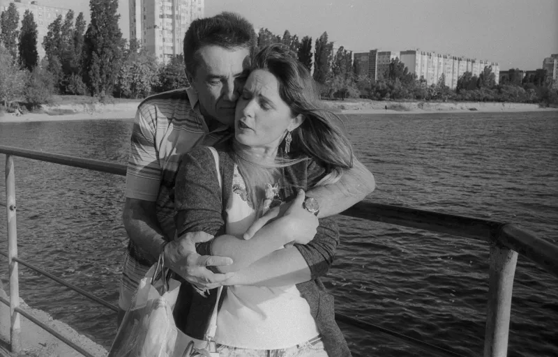 Olena Melnikova and her boyfriend Aleksandr, Ukraine, 2018.