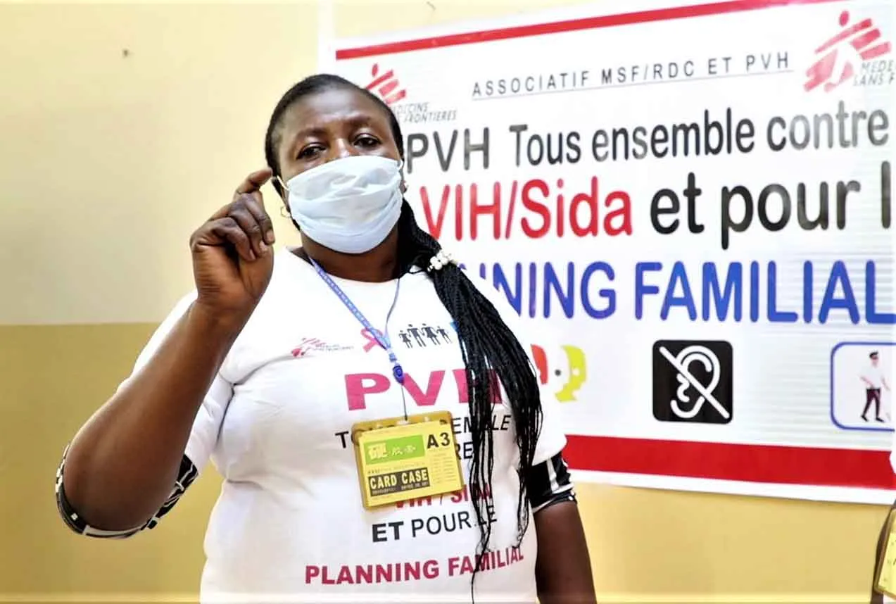 Information session on HIV/AIDS, in Kinshasa, Democratic Republic of the Congo